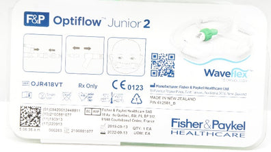 Fisher&Paykel OJR418VT WaveFlex Optiflow Junior 2 Ventilator  Transition Kit (x)